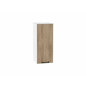 Шкаф верхний с 1-ой дверцей Флэт Natural Casella Oak 2S/Белый 716*300*318