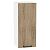 Шкаф верхний с 1-ой дверцей Флэт Natural Casella Oak 2S/Белый 716*300*318