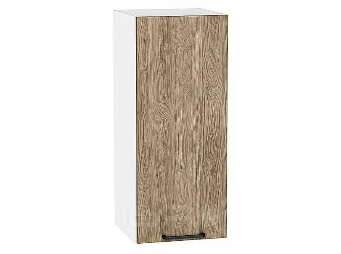 Шкаф верхний с 1-ой дверцей Флэт Natural Casella Oak 2S/Белый 716*300*318