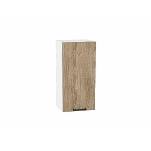 Шкаф верхний с 1-ой дверцей Флэт Natural Casella Oak 2S/Белый 716*350*318