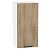 Шкаф верхний с 1-ой дверцей Флэт Natural Casella Oak 2S/Белый 716*350*318