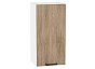 Шкаф верхний с 1-ой дверцей Флэт Natural Casella Oak 2S/Белый 716*350*318