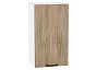 Шкаф верхний с 1-ой дверцей Флэт Natural Casella Oak 2S/Белый 716*400*318
