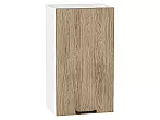 Шкаф верхний с 1-ой дверцей Флэт Natural Casella Oak 2S/Белый 716*400*318