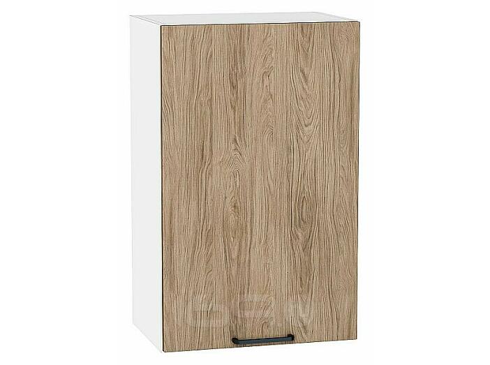 Шкаф верхний с 1-ой дверцей Флэт Natural Casella Oak 2S/Белый 716*450*318