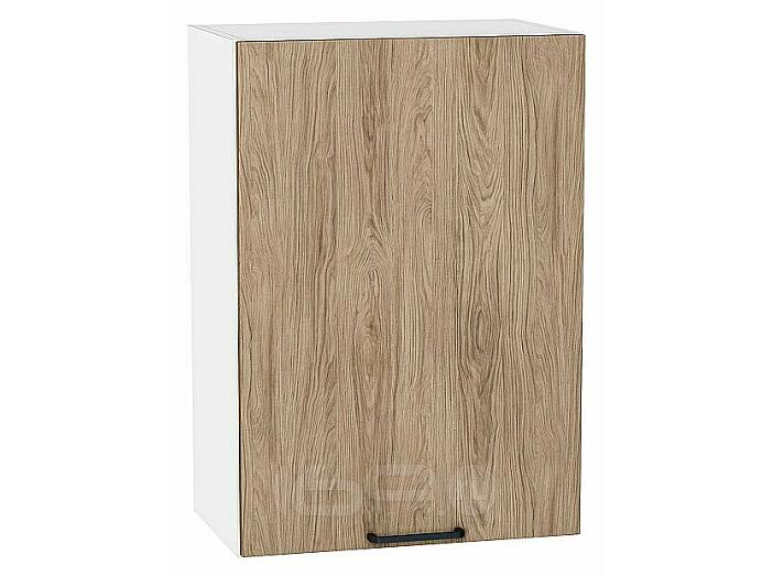 Шкаф верхний с 1-ой дверцей Флэт Natural Casella Oak 2S/Белый 716*500*318