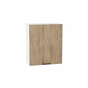 Шкаф верхний с 1-ой дверцей Флэт Natural Casella Oak 2S/Белый 716*600*318