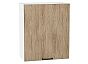 Шкаф верхний с 1-ой дверцей Флэт Natural Casella Oak 2S/Белый 716*600*318