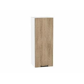 Шкаф верхний с 1-ой дверцей Флэт Natural Casella Oak 2S/Белый 920*350*318