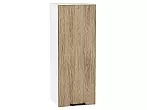 Шкаф верхний с 1-ой дверцей Флэт Natural Casella Oak 2S/Белый 920*350*318