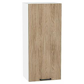 Шкаф верхний с 1-ой дверцей Флэт Natural Casella Oak 2S/Белый 920*400*318