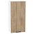 Шкаф верхний с 1-ой дверцей Флэт Natural Casella Oak 2S/Белый 920*450*318