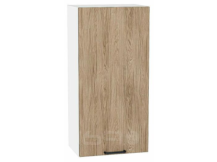 Шкаф верхний с 1-ой дверцей Флэт Natural Casella Oak 2S/Белый 920*450*318