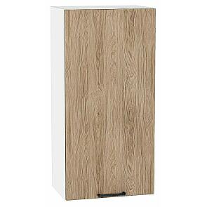 Шкаф верхний с 1-ой дверцей Флэт Natural Casella Oak 2S/Белый 920*450*318
