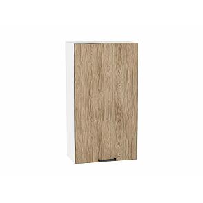 Шкаф верхний с 1-ой дверцей Флэт Natural Casella Oak 2S/Белый 920*500*318