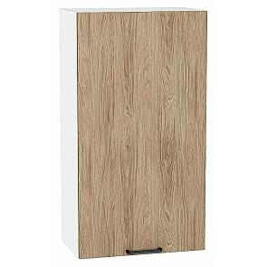 Шкаф верхний с 1-ой дверцей Флэт Natural Casella Oak 2S/Белый 920*500*318