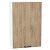 Шкаф верхний с 1-ой дверцей Флэт Natural Casella Oak 2S/Белый 920*600*318