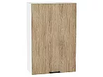 Шкаф верхний с 1-ой дверцей Флэт Natural Casella Oak 2S/Белый 920*600*318