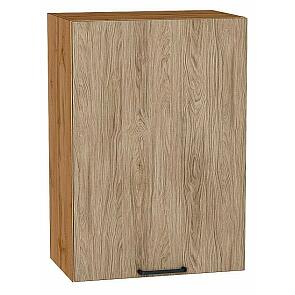 Шкаф верхний с 1-ой дверцей Флэт Natural Casella Oak 2S/Дуб Вотан 716*500*318