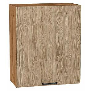 Шкаф верхний с 1-ой дверцей Флэт Natural Casella Oak 2S/Дуб Вотан 716*600*318