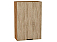 Шкаф верхний с 1-ой дверцей Флэт Natural Casella Oak 2S/Дуб Вотан 920*600*318