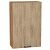 Шкаф верхний с 1-ой дверцей Флэт Natural Casella Oak 2S/Дуб Вотан 920*600*318
