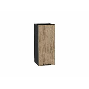 Шкаф верхний с 1-ой дверцей Флэт Natural Casella Oak 2S/Graphite 716*300*318