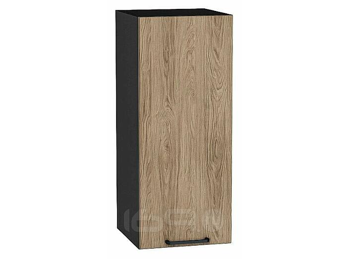 Шкаф верхний с 1-ой дверцей Флэт Natural Casella Oak 2S/Graphite 716*300*318