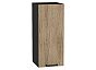 Шкаф верхний с 1-ой дверцей Флэт Natural Casella Oak 2S/Graphite 716*300*318