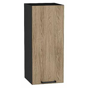 Шкаф верхний с 1-ой дверцей Флэт Natural Casella Oak 2S/Graphite 716*300*318