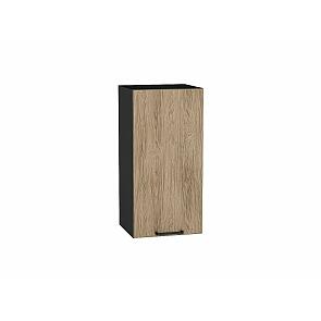 Шкаф верхний с 1-ой дверцей Флэт Natural Casella Oak 2S/Graphite 716*350*318
