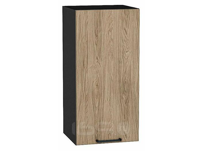 Шкаф верхний с 1-ой дверцей Флэт Natural Casella Oak 2S/Graphite 716*350*318