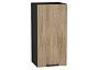 Шкаф верхний с 1-ой дверцей Флэт Natural Casella Oak 2S/Graphite 716*350*318