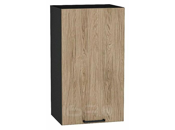 Шкаф верхний с 1-ой дверцей Флэт Natural Casella Oak 2S/Graphite 716*400*318