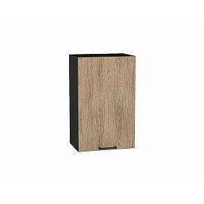 Шкаф верхний с 1-ой дверцей Флэт Natural Casella Oak 2S/Graphite 716*450*318