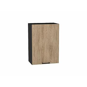 Шкаф верхний с 1-ой дверцей Флэт Natural Casella Oak 2S/Graphite 716*500*318