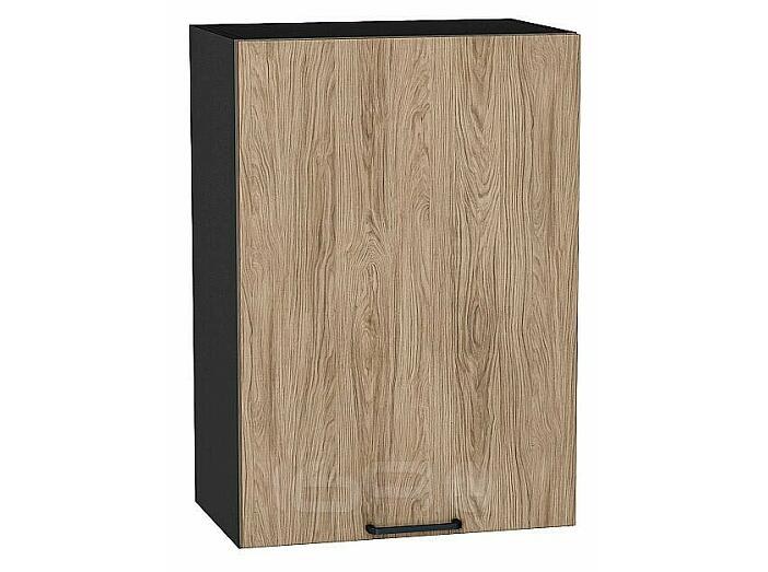 Шкаф верхний с 1-ой дверцей Флэт Natural Casella Oak 2S/Graphite 716*500*318