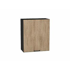 Шкаф верхний с 1-ой дверцей Флэт Natural Casella Oak 2S/Graphite 716*600*318
