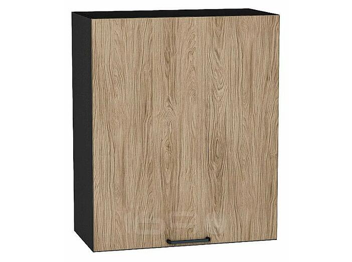 Шкаф верхний с 1-ой дверцей Флэт Natural Casella Oak 2S/Graphite 716*600*318