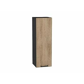 Шкаф верхний с 1-ой дверцей Флэт Natural Casella Oak 2S/Graphite 920*300*318