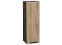 Шкаф верхний с 1-ой дверцей Флэт Natural Casella Oak 2S/Graphite 920*300*318