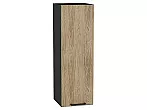 Шкаф верхний с 1-ой дверцей Флэт Natural Casella Oak 2S/Graphite 920*300*318