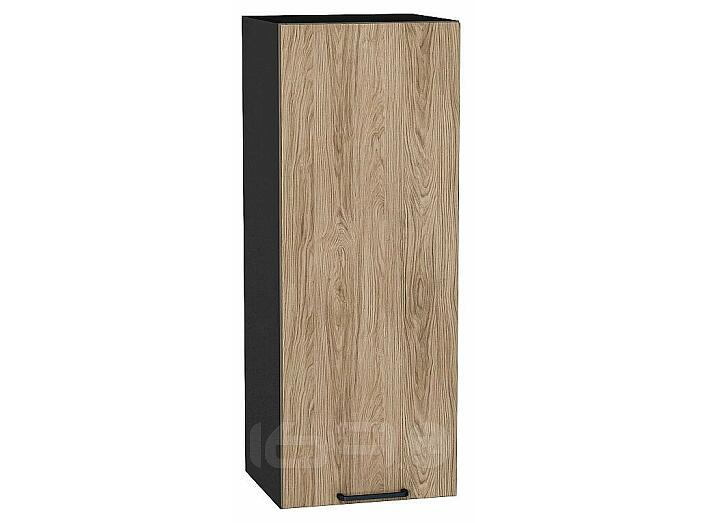 Шкаф верхний с 1-ой дверцей Флэт Natural Casella Oak 2S/Graphite 920*350*318