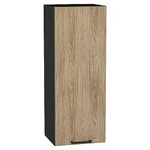 Шкаф верхний с 1-ой дверцей Флэт Natural Casella Oak 2S/Graphite 920*350*318