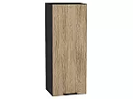 Шкаф верхний с 1-ой дверцей Флэт Natural Casella Oak 2S/Graphite 920*350*318