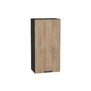 Шкаф верхний с 1-ой дверцей Флэт Natural Casella Oak 2S/Graphite 920*450*318