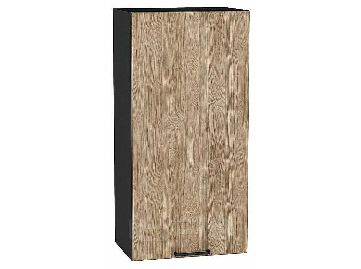 Шкаф верхний с 1-ой дверцей Флэт Natural Casella Oak 2S/Graphite 920*450*318