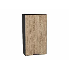 Шкаф верхний с 1-ой дверцей Флэт Natural Casella Oak 2S/Graphite 920*500*318