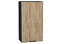 Шкаф верхний с 1-ой дверцей Флэт Natural Casella Oak 2S/Graphite 920*500*318