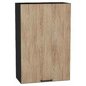 Шкаф верхний с 1-ой дверцей Флэт Natural Casella Oak 2S/Graphite 920*600*318
